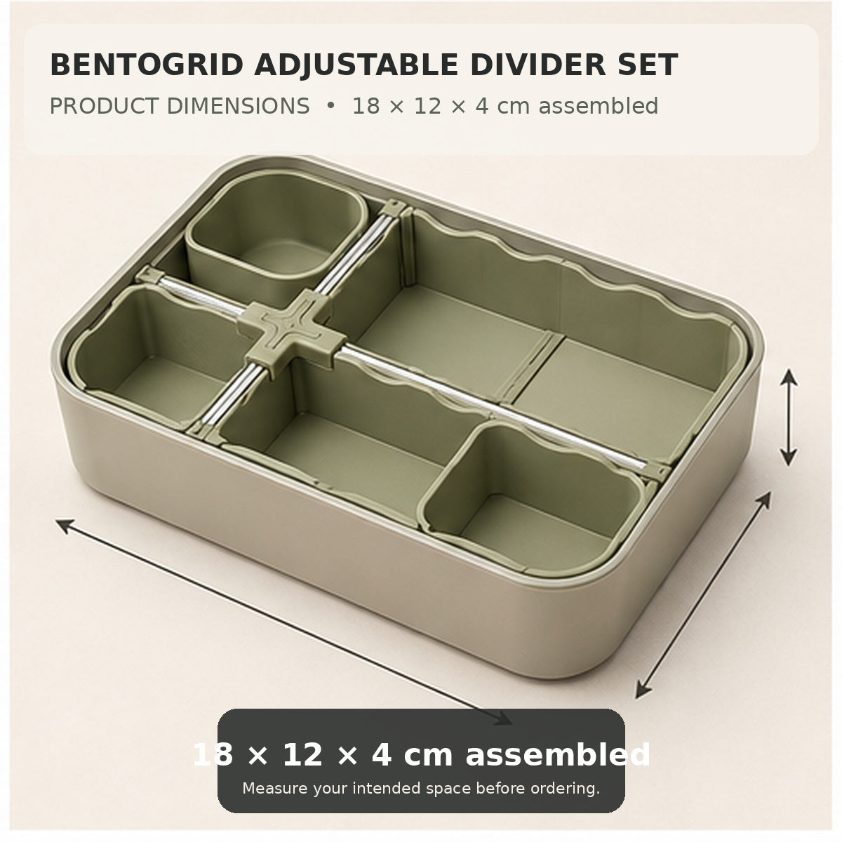 BentoGrid Adjustable Divider Set