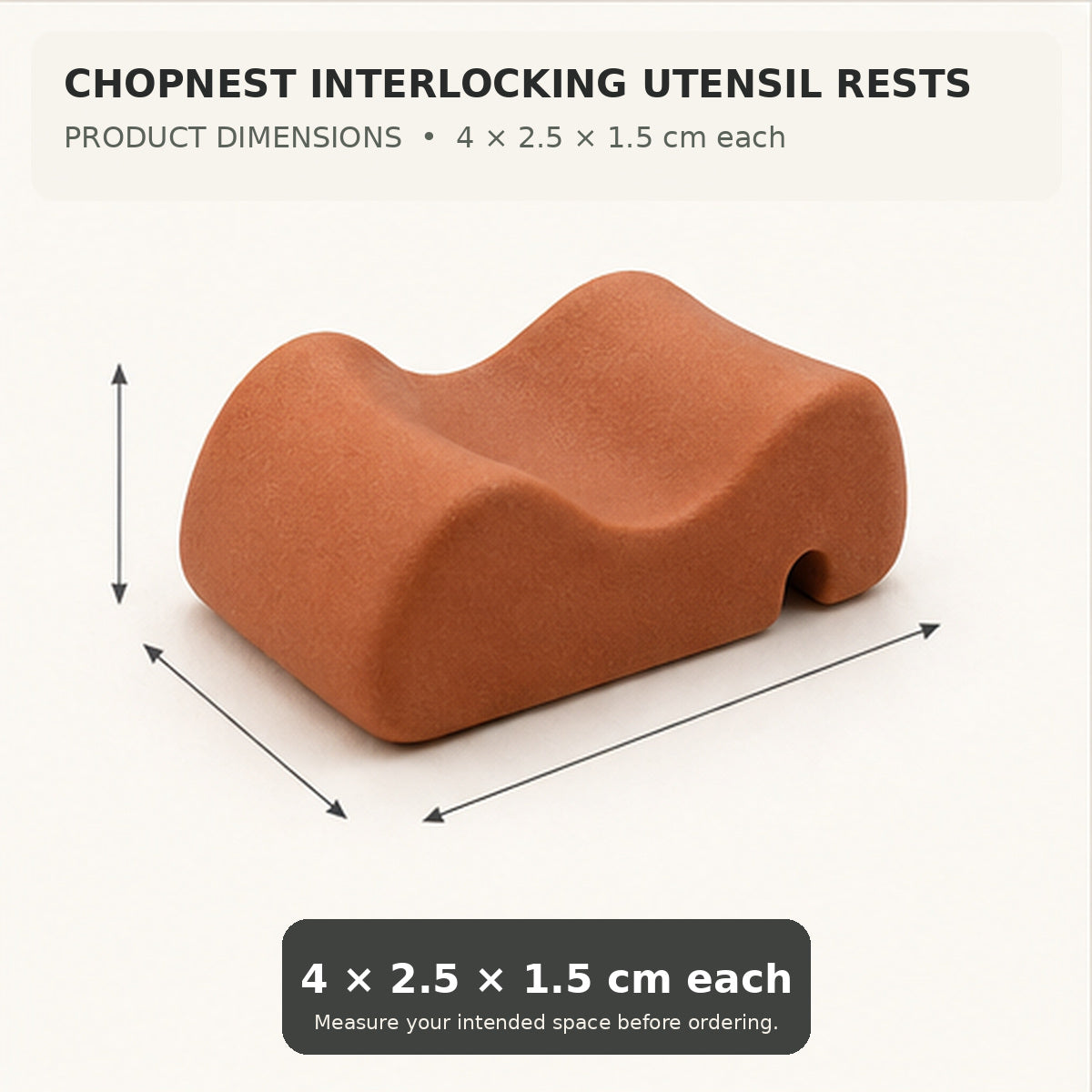 ChopNest Interlocking Utensil Rests – 8 Piece Set