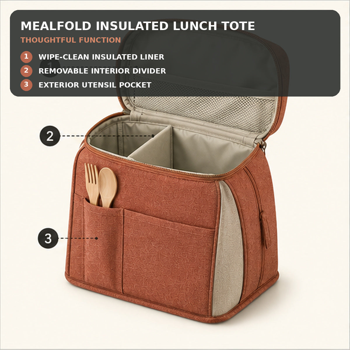 MealFold Insulated Lunch Tote