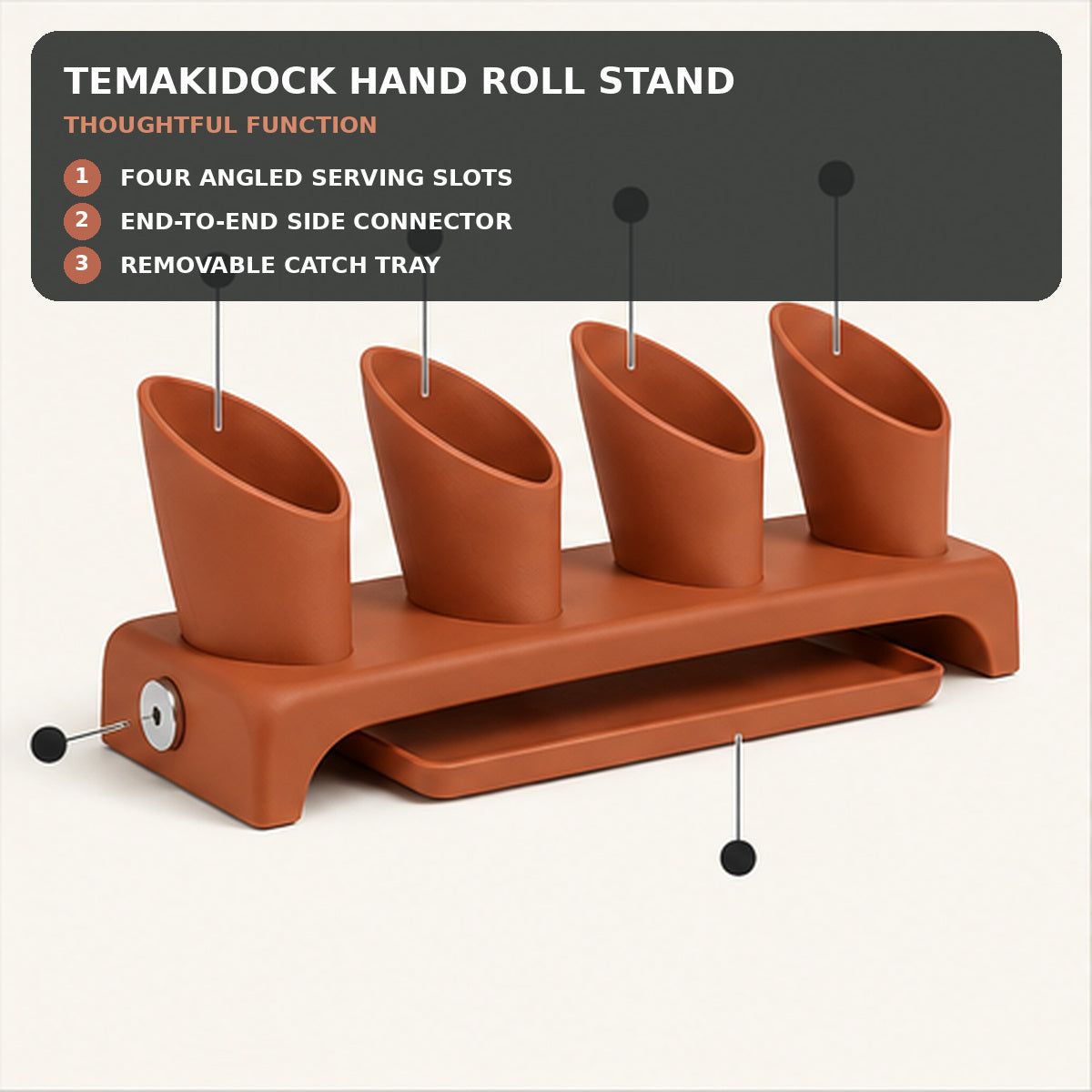 TemakiDock Hand Roll Stand