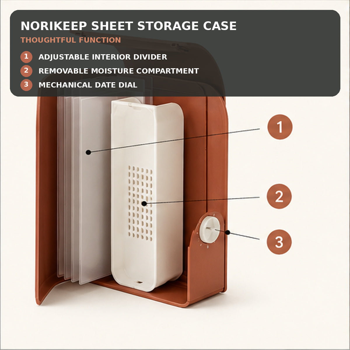 NoriKeep Sheet Storage Case