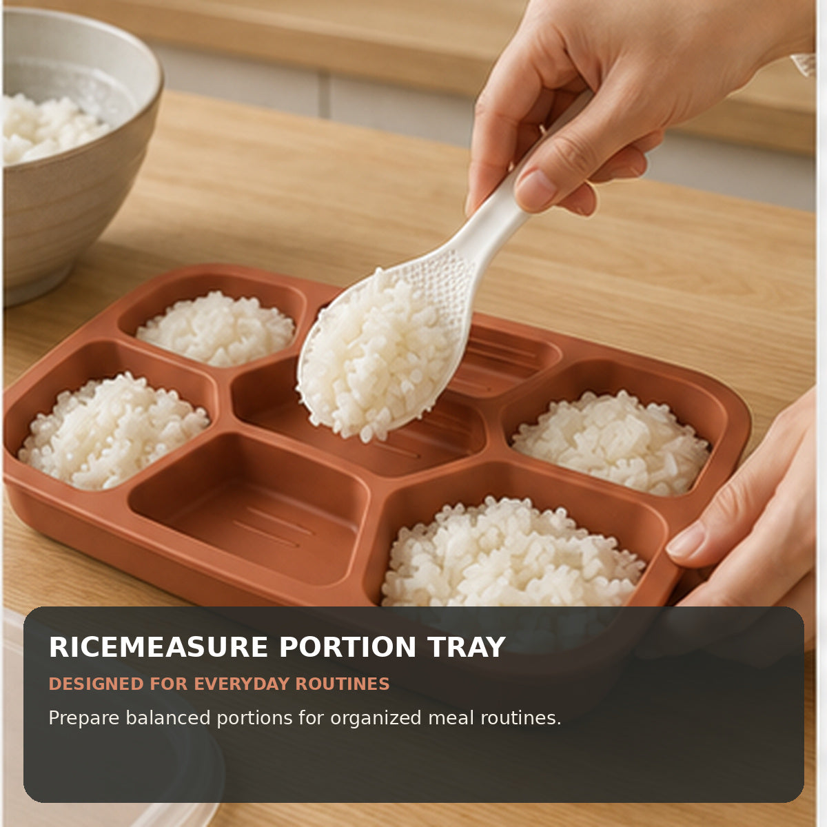 RiceMeasure Portion Tray